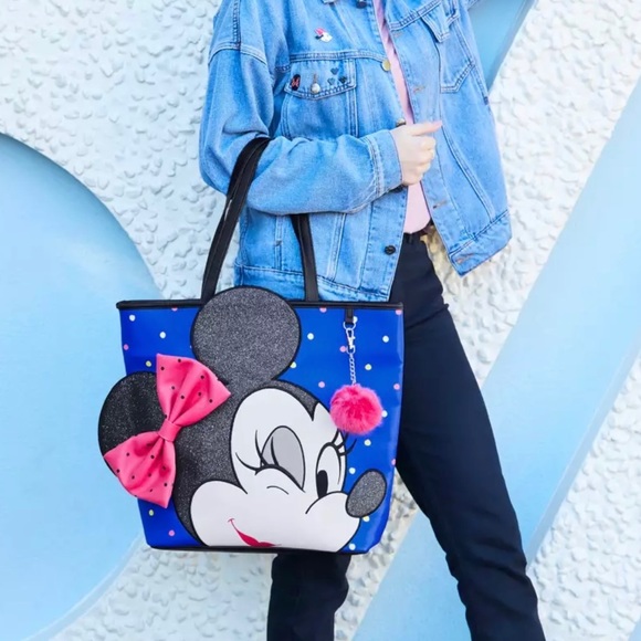 Loungefly Minnie Mouse Tote 💙 - Picture 3 of 3
